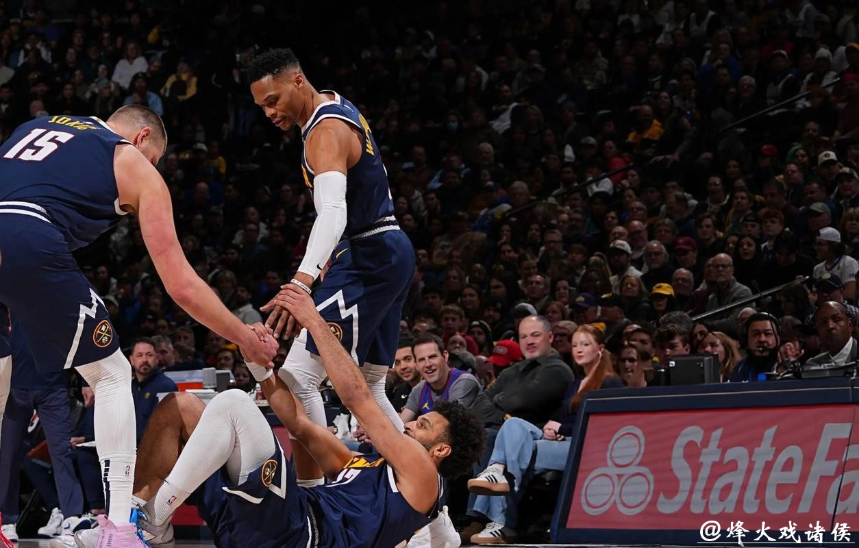 约基奇37+9+8掘金力克活塞 76人险胜爵士3连胜